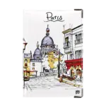 motif sacré coeur porte document voiture assurance carte grise permis et ticket parking et stationnement