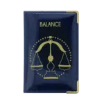 Motif astrologie balance devant porte carte anti-rfid Color Pop