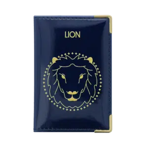 Motif astrologie lion devant porte carte anti-rfid Color Pop