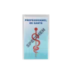 porte caducée infirmière infirmier kinésithérapeute color pop fabriqué en france