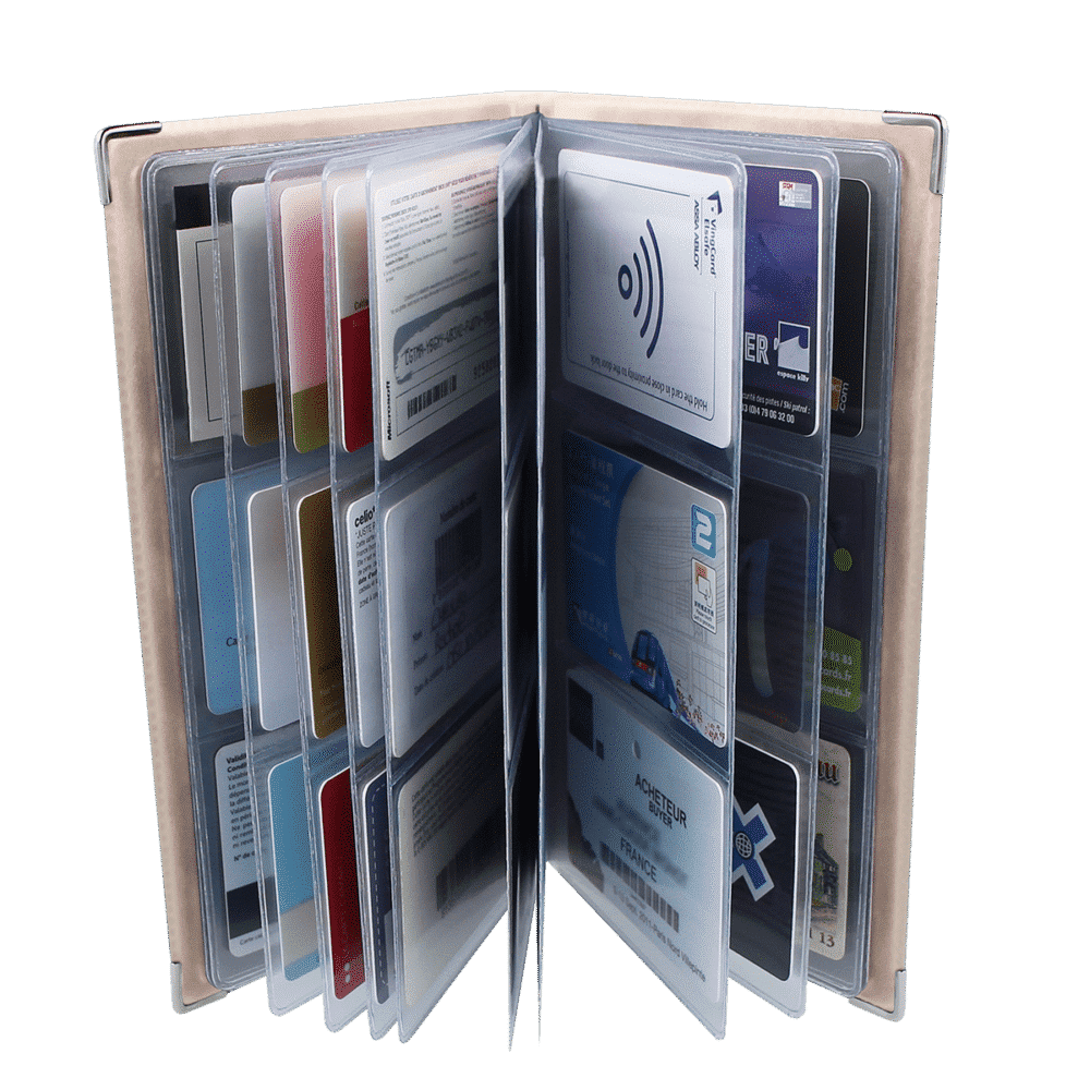 Porte-cartes (2) anti-RFID Métal - Color Pop (Auxence) - Maroquinerie  Française Livraison gratuite