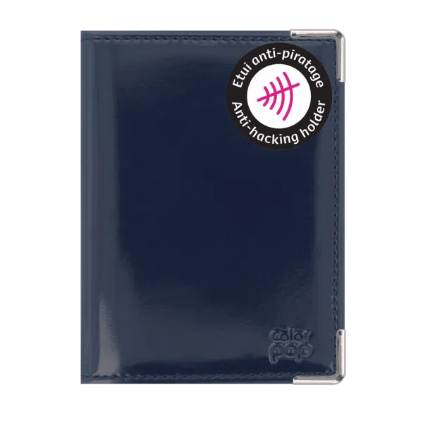 Portefeuille Extraplat Anti-RFID Color Pop – Fabrication Française, Protection Données Bancaires, Vert D'eau