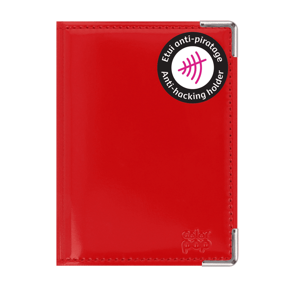 portefeuille extraplat anti piratage anti-rfid Color pop fabrication française