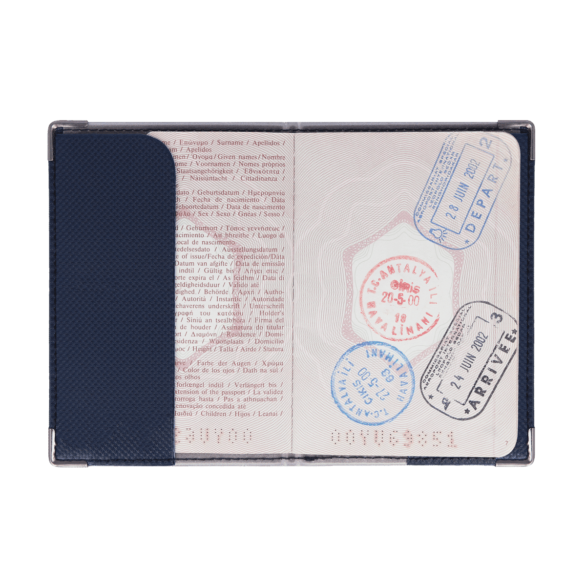 Etui passeport anti RFID liège - Accessoires publicitaires