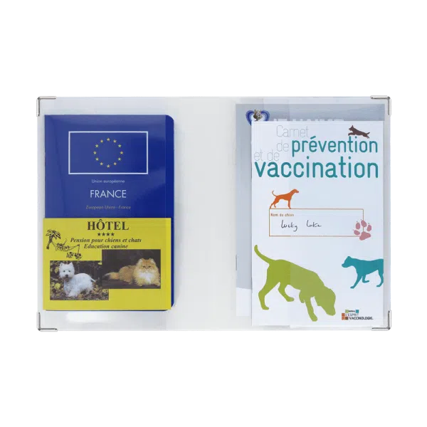 étui santé animaux carnet vaccination Color pop fabrication française