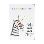 étui carnet de santé enfants cadeau naissance Color pop fabrication française