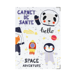 étui carnet de santé enfants cadeau naissance Color pop fabrication française