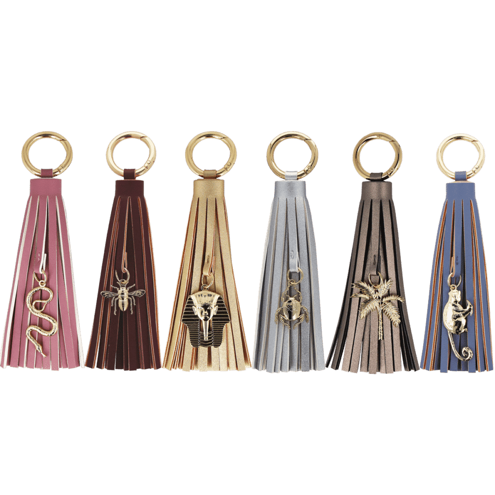 Porte-clés franges Color pop