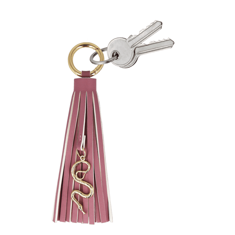 Porte-clés Charm à franges - Bijoux de sac - Color Pop (Auxence) -  Maroquinerie Française Livraison gratuite