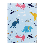 étui carnet de santé enfants cadeau naissance Color pop fabrication française