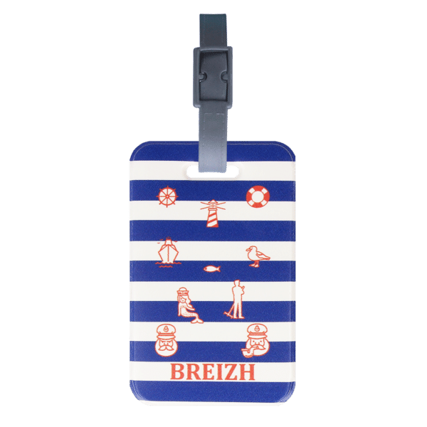 étiquette bagage collection bretagne Color pop fabrication française
