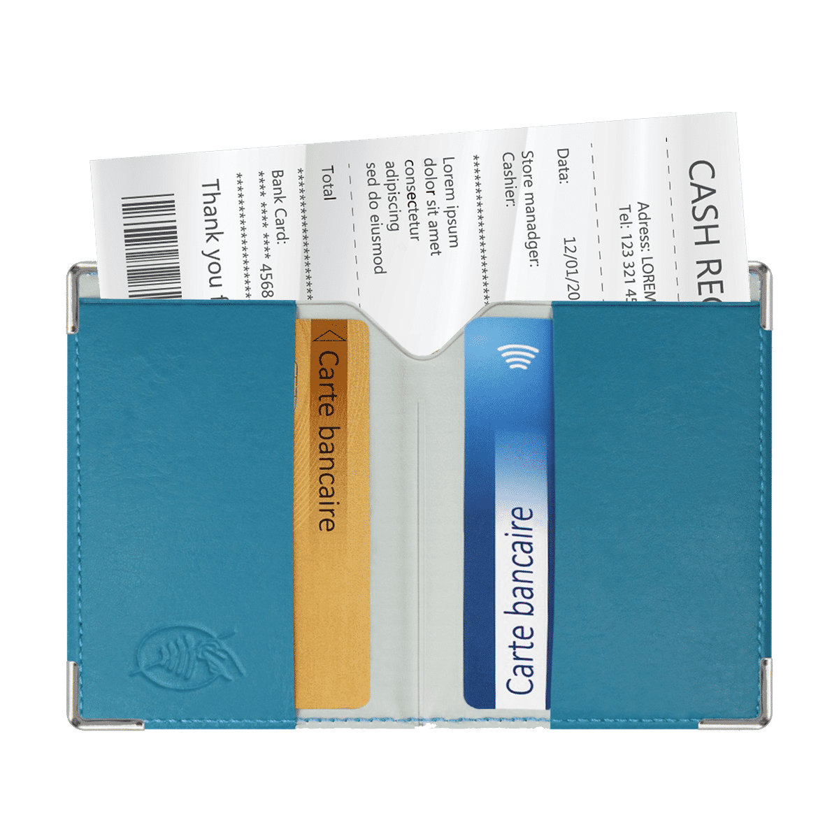 portefeuille plat anti piratage rfid etui carte bancaire porte carte bancaire my color pop petite maroquinerie made in France fabrication francaise