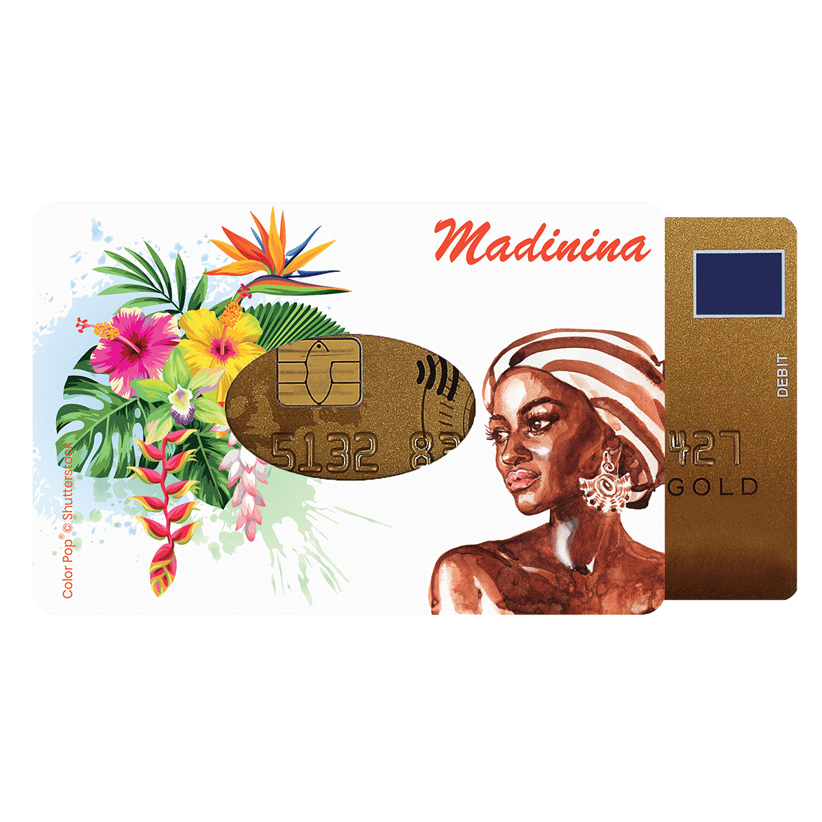 6 x 9 cm Color pop® Etui 1 Carte Martinique Imprimé Carte - Fabrication française 