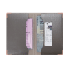 Porte papiers voiture étui carte grise étui permis de conduire Color pop petite maroquinerie made in France fabrication française