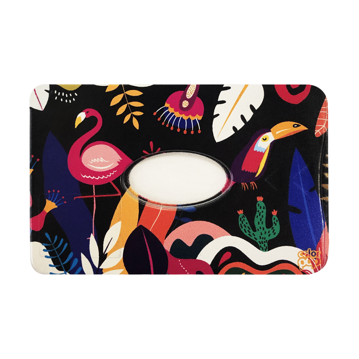 2 flamingo printemps 613 étui pour carte blindée anti rfid anti piratage