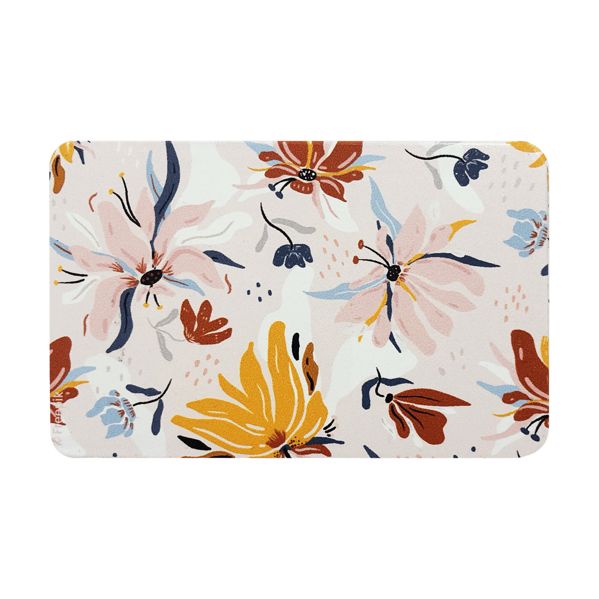 3 fleurs printemps 613 étui pour carte blindée anti rfid anti piratage