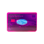 étui carte rigide anti-RFID anti-piratage blindé carte bancaire Color pop petite maroquinerie made in France fabrication française