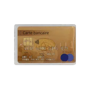 Etui rigide 1 carte anti-RFID