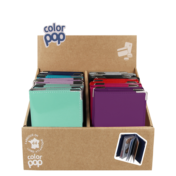 étui cartes fidélité cartes visite Color pop fabrication française