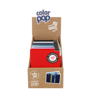 Portefeuille extraplat anti-piratage - Présentoir de 15 unités - Fantasia