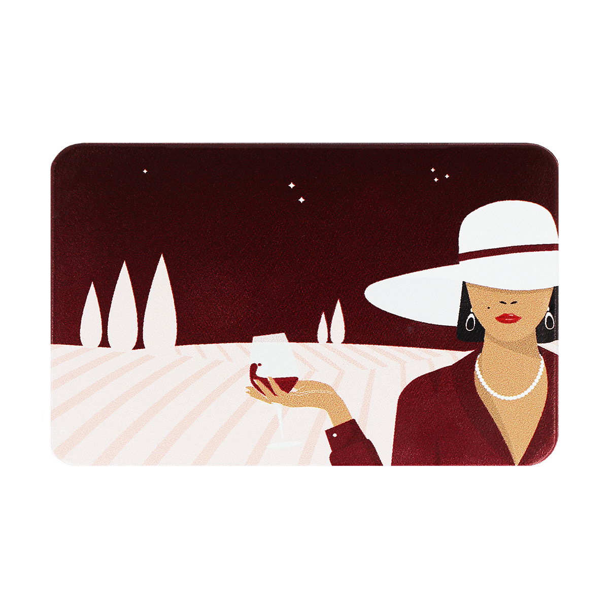 motif femme bordelaise, carte bancaire, carte de crédit, carte anti-rfid, carte anti-piratage, protège carte bancaire, étui pour carte bancaire ou carte de crédit