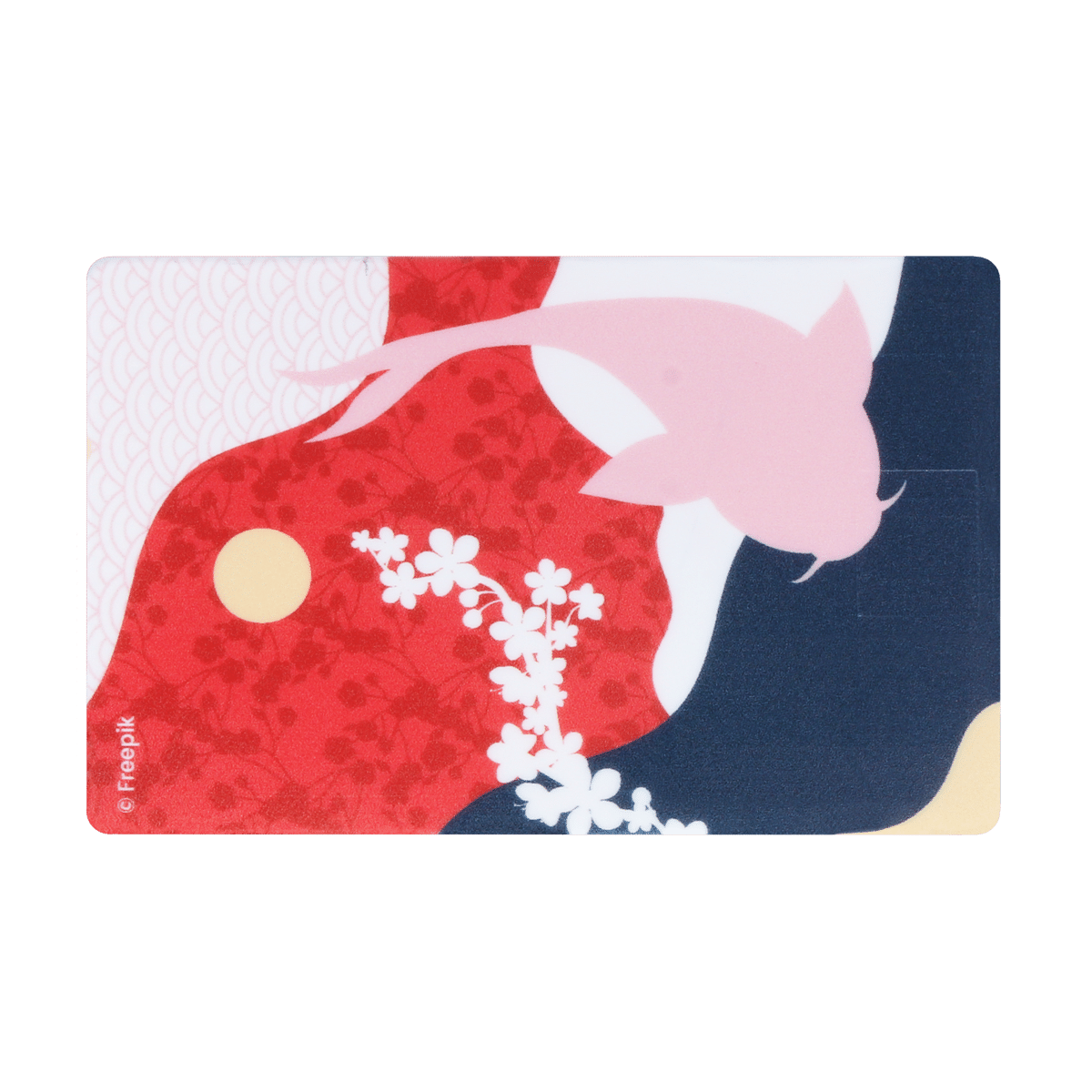 motif carpes, carte bancaire, carte de crédit, carte transport, badge, carte cantine, protège carte bancaire, étui pour carte bancaire ou carte de crédit