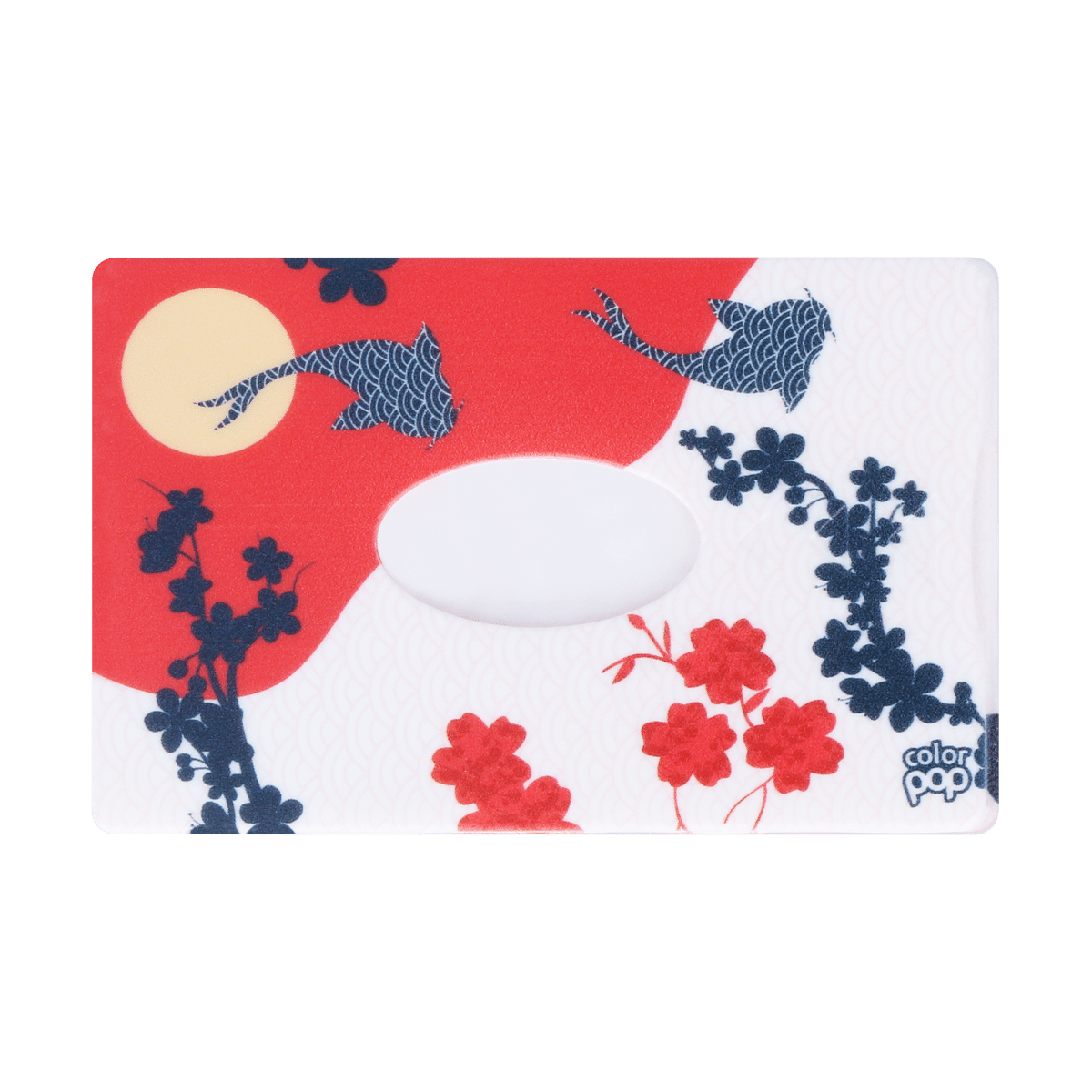 motif carpes, carte bancaire, carte de crédit, carte transport, badge, carte cantine, protège carte bancaire, étui pour carte bancaire ou carte de crédit