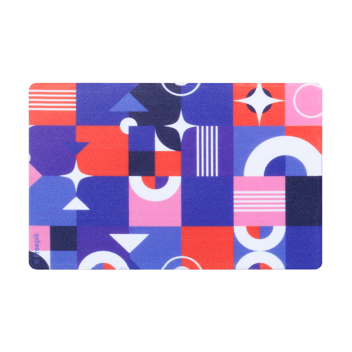 motif formes géométriques, carte bancaire, carte de crédit, carte transport, badge, carte cantine, protège carte bancaire, étui pour carte bancaire ou carte de crédit