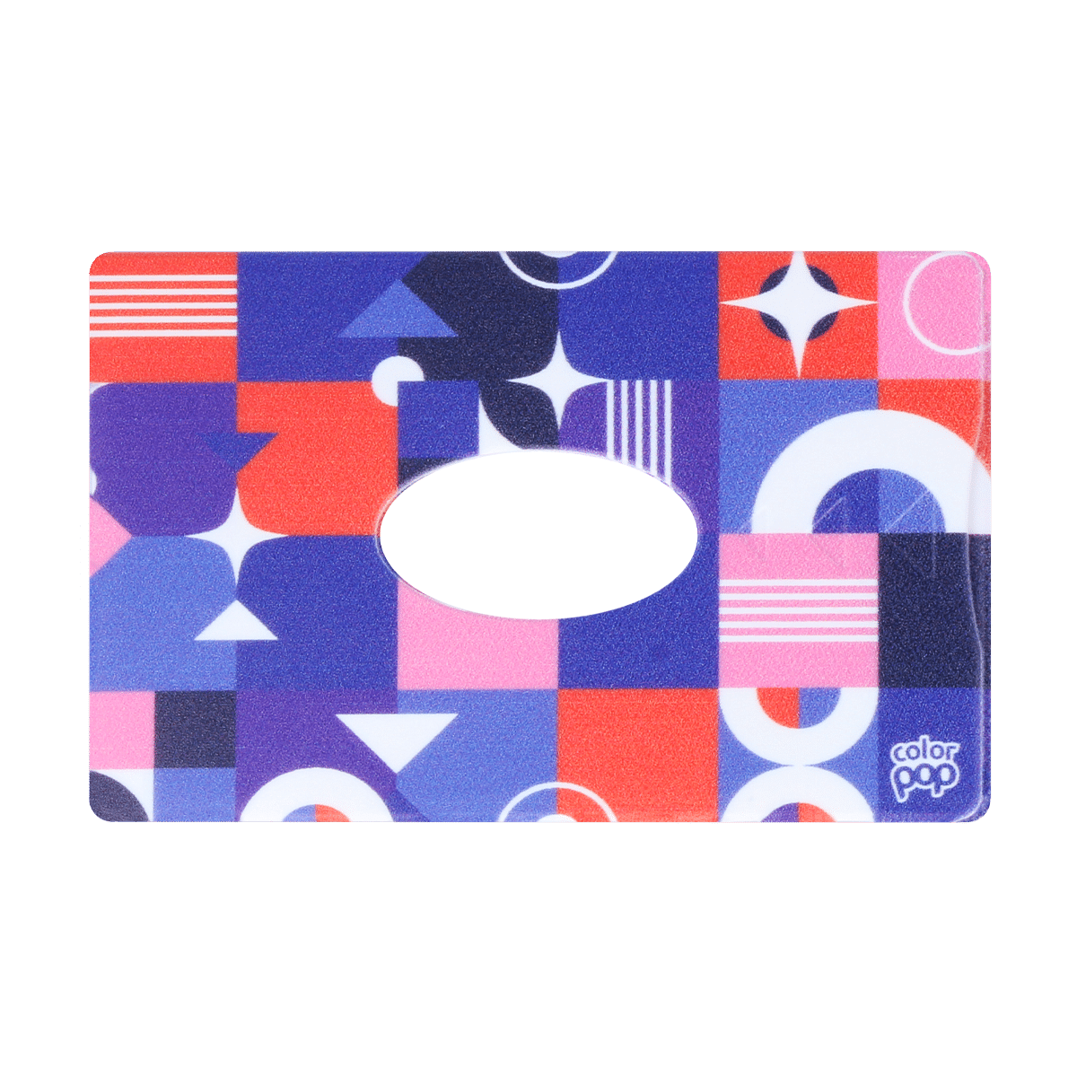 motif formes géométriques, carte bancaire, carte de crédit, carte transport, badge, carte cantine, protège carte bancaire, étui pour carte bancaire ou carte de crédit