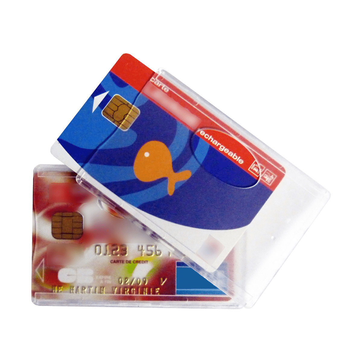 etui carte rigide transparent color pop fabrique en france