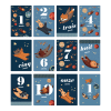 cartes étapes mensuelles après naissance