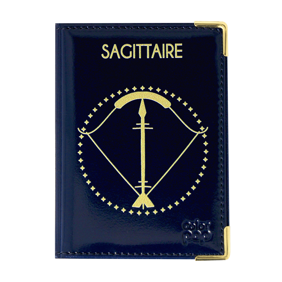 color pop etui pvc anti-piratage fabrication francaise signe sagittaire collection astrologie color pop hiver 2023