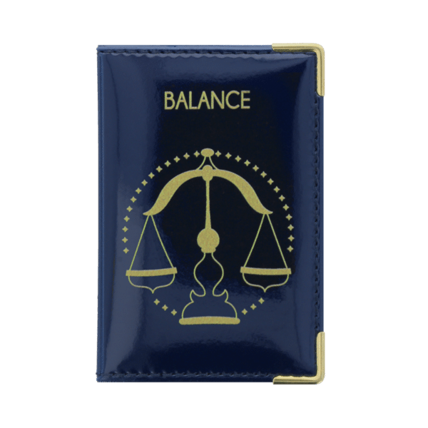 Motif astrologie balance devant porte carte anti-rfid Color Pop