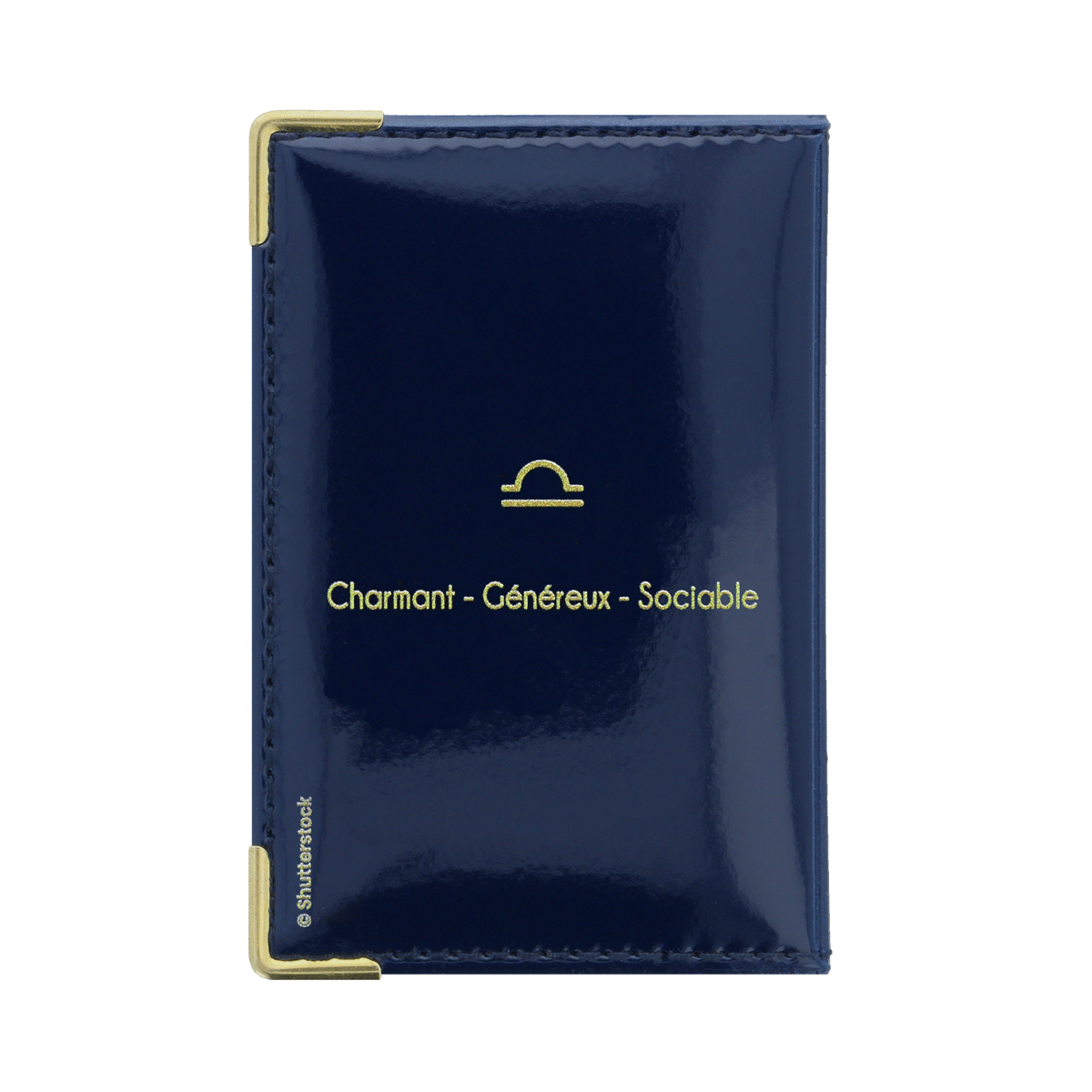 Motif astrologie balance derrière porte carte anti-rfid Color Pop