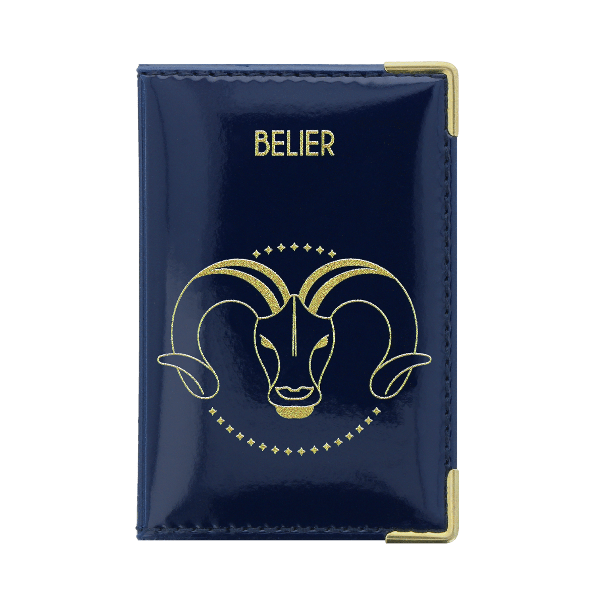 Motif astrologie bélier devant porte carte anti-rfid Color Pop
