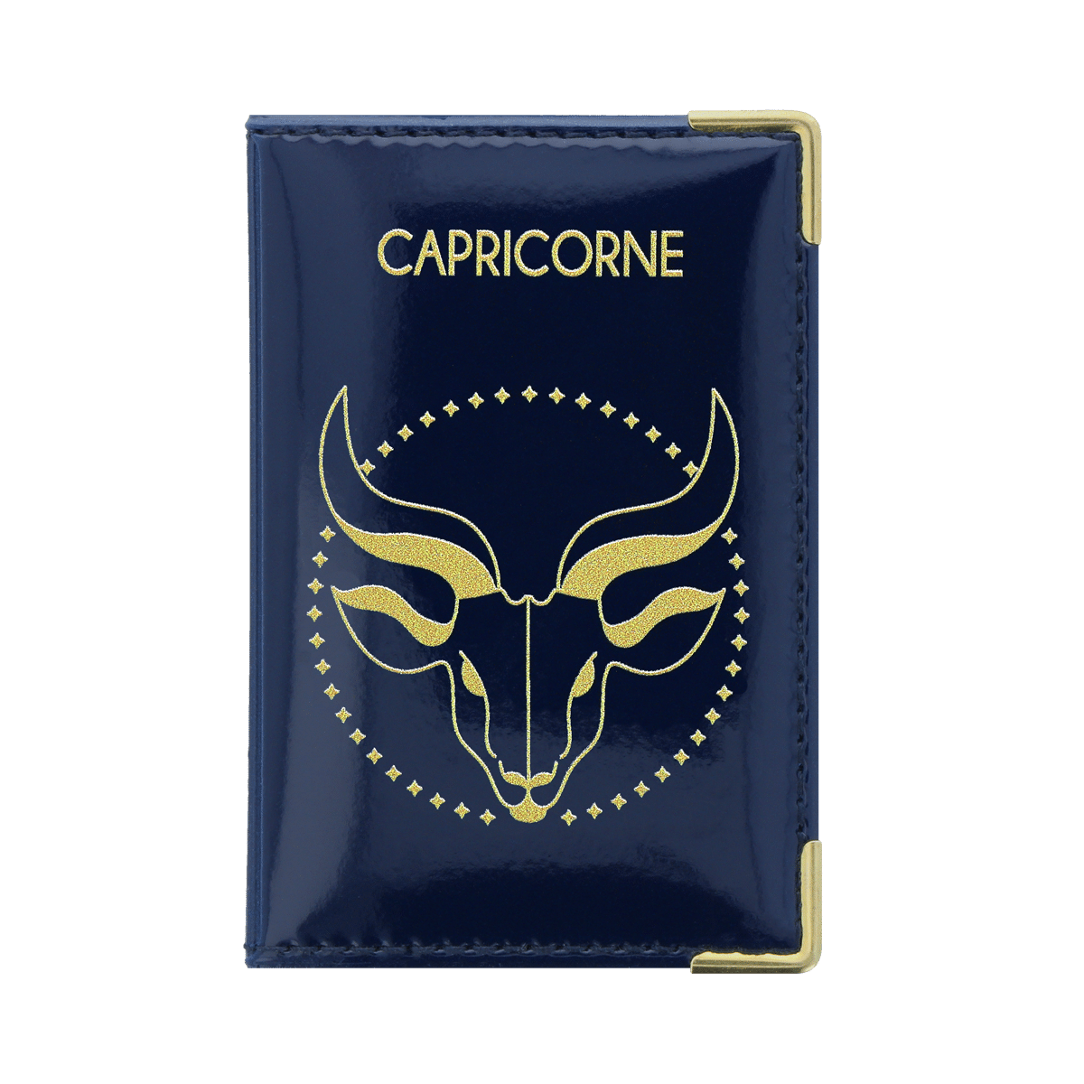 Motif astrologie capricorne devant porte carte anti-rfid Color Pop