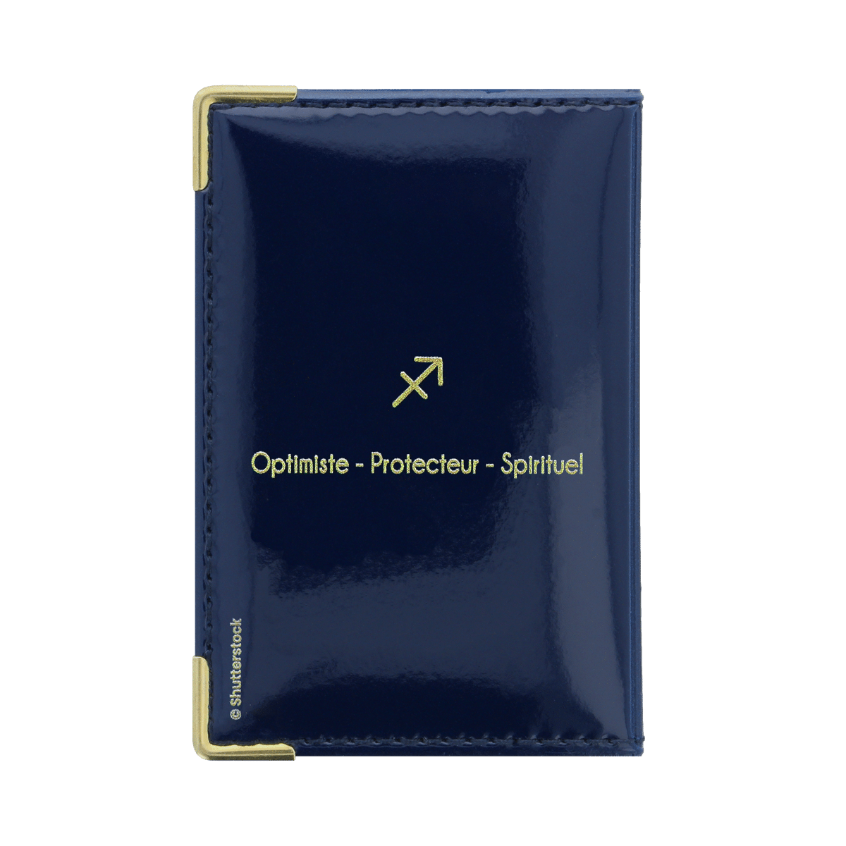Motif astrologie sagittaire derrière porte carte anti-rfid Color Pop