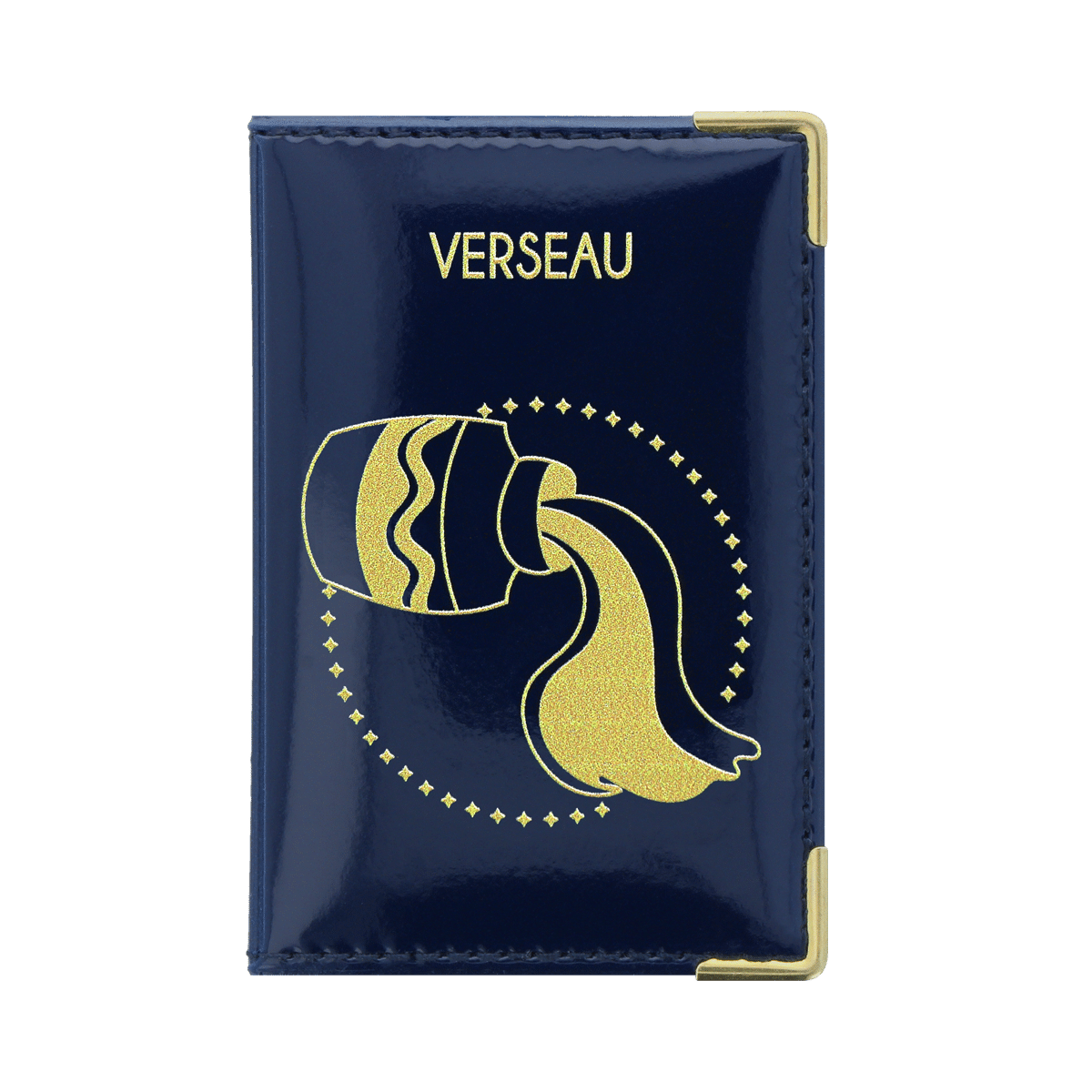 Motif astrologie verseau devant porte carte anti-rfid Color Pop