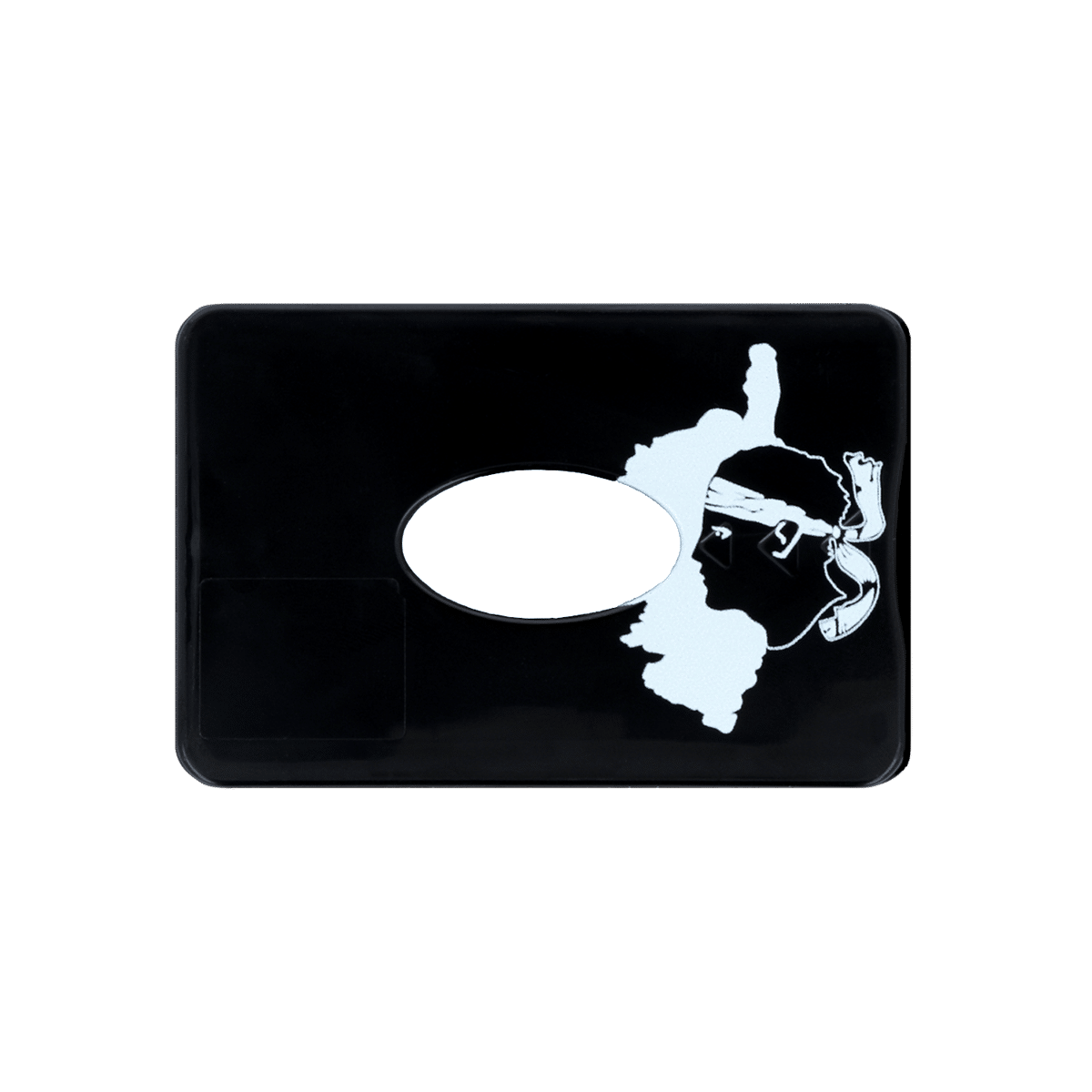 collection corse, motif tête de maure, porte carte anti-rfid, anti-piratage, carte bancaire, carte de crédit