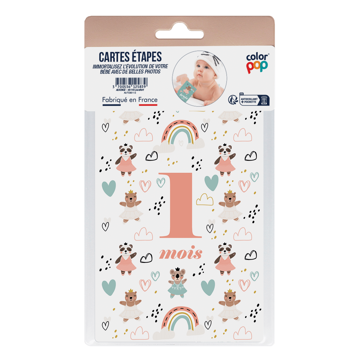 Color Pop cartes étapes kit naissance fabrication française
