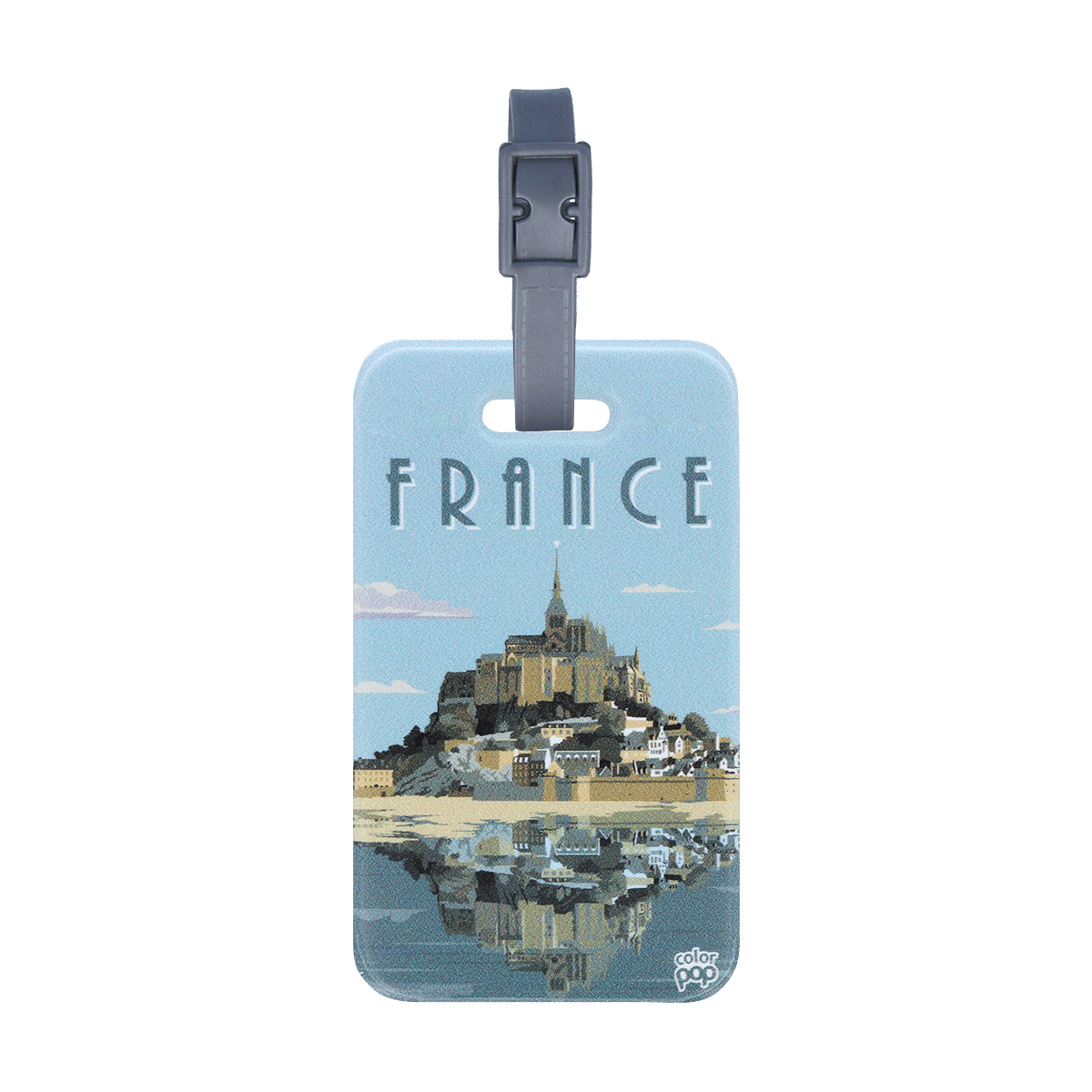 étiquette bagage color pop fabrication france petite maroquinerie PVC