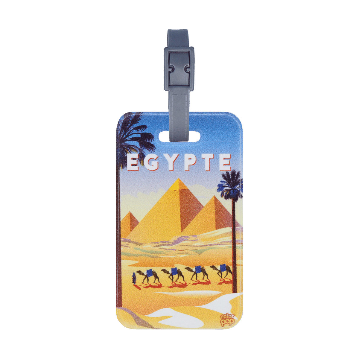 étiquette bagage color pop fabrication france petite maroquinerie PVC