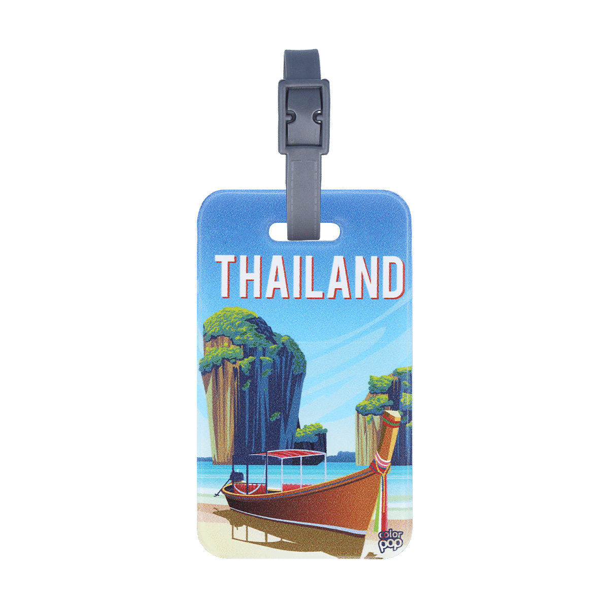 étiquette bagage color pop fabrication france petite maroquinerie PVC