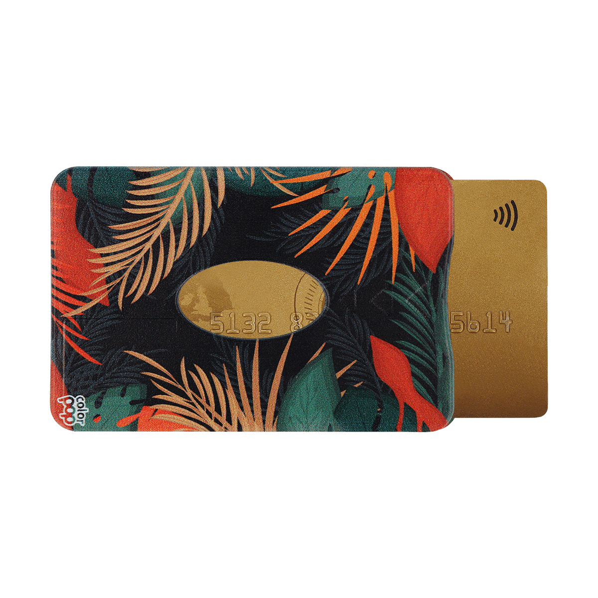 etui anti-piratage anti-rfid protection carte de creditcolor pop