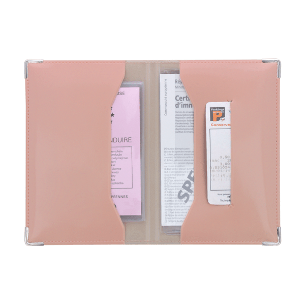 porte-papiers voiture étui carte grise permis de conduire Color pop fabrication française