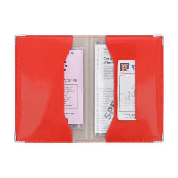 porte-papiers voiture étui carte grise permis de conduire Color pop fabrication française
