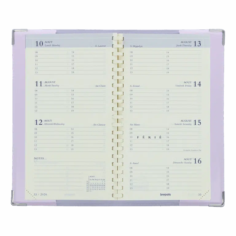 color pop agenda de poche 2026 petite maroquinerie fabrication france