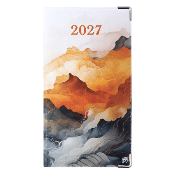 color pop agenda poche 2027 fabrication française petite maroquinerie