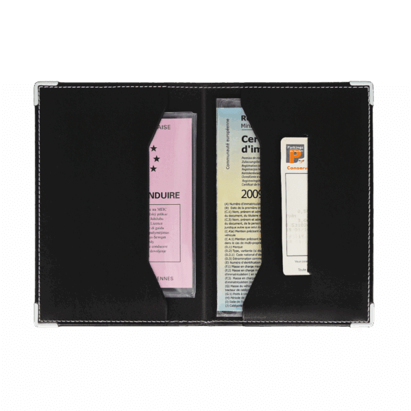 porte papiers voiture color pop etui carte grise fabrique en france made in france