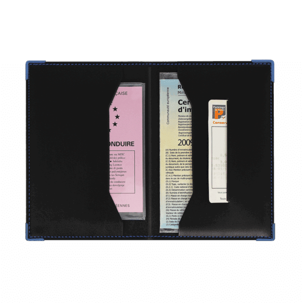 porte papiers voiture color pop etui carte grise fabrique en france made in france